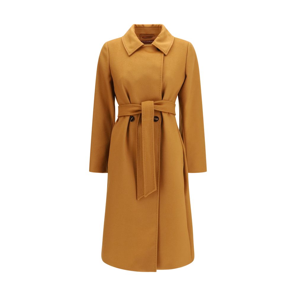 Beige Wollmantel Oves Aries