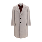 Beige Wollmantel Oves Aries