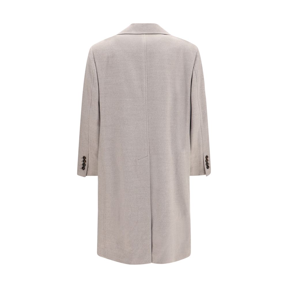 Beige Wollmantel Oves Aries