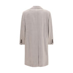 Beige Wollmantel Oves Aries