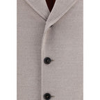 Beige Wollmantel Oves Aries