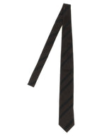 Braune Seidenkrawatte