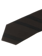Braune Seidenkrawatte