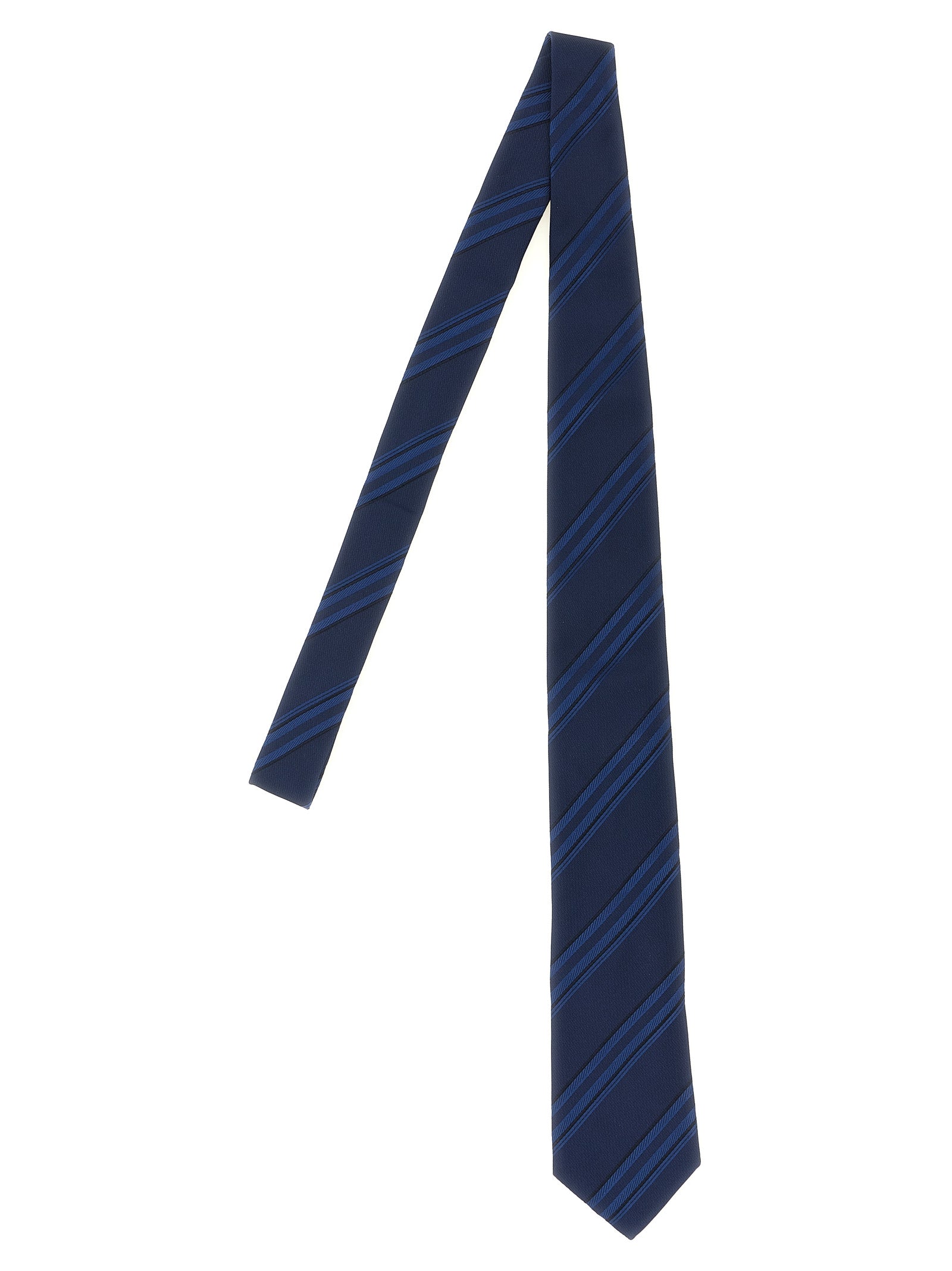 Blaue Seidenkrawatte