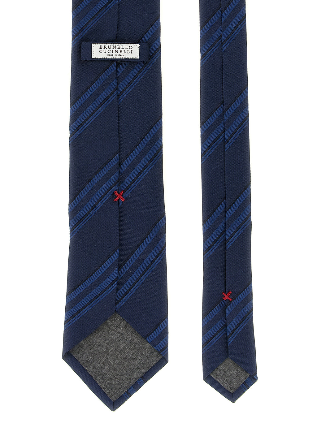 Blaue Seidenkrawatte