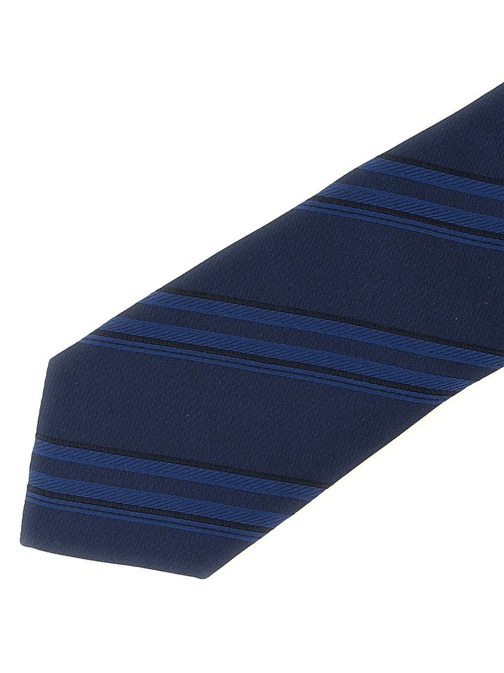 Blaue Seidenkrawatte