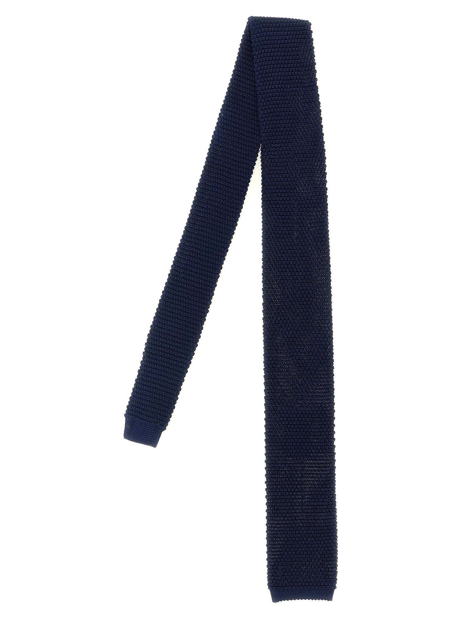 Blaue Seidenkrawatte