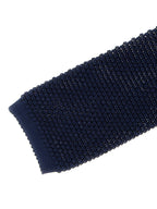 Blaue Seidenkrawatte