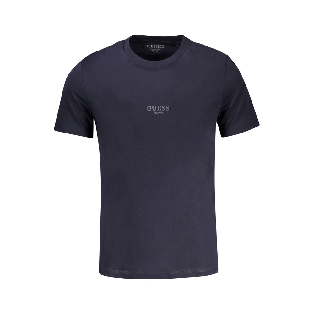 Blu Baumwoll-T-Shirt für Herren
