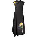 Schwarzes Baumwollkleid