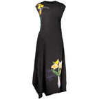 Schwarzes Baumwollkleid