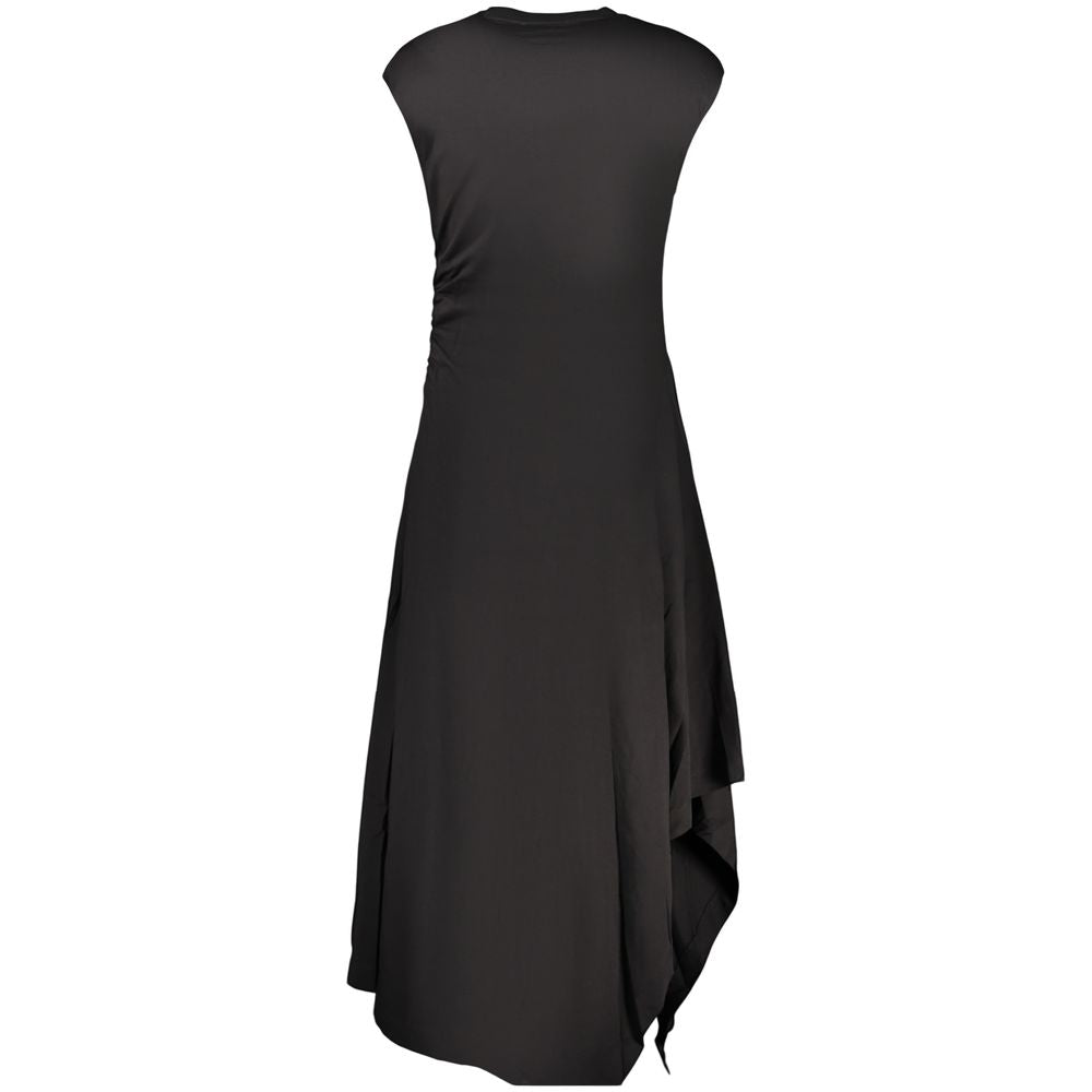 Schwarzes Baumwollkleid