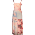 Pink Viscose Damenkleid