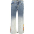 Azzurro Baumwoll-Jeans für Damen