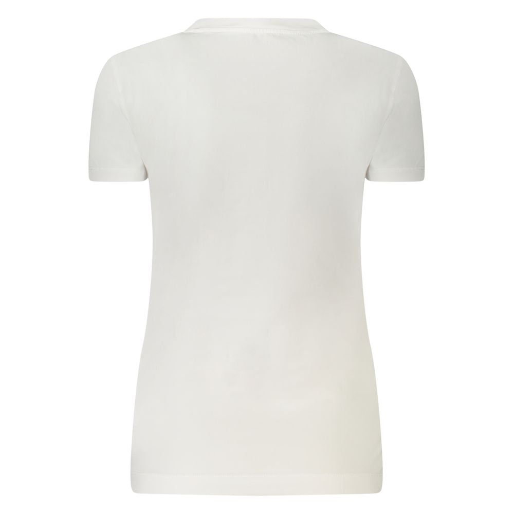 Weißes Baumwoll-T-Shirt