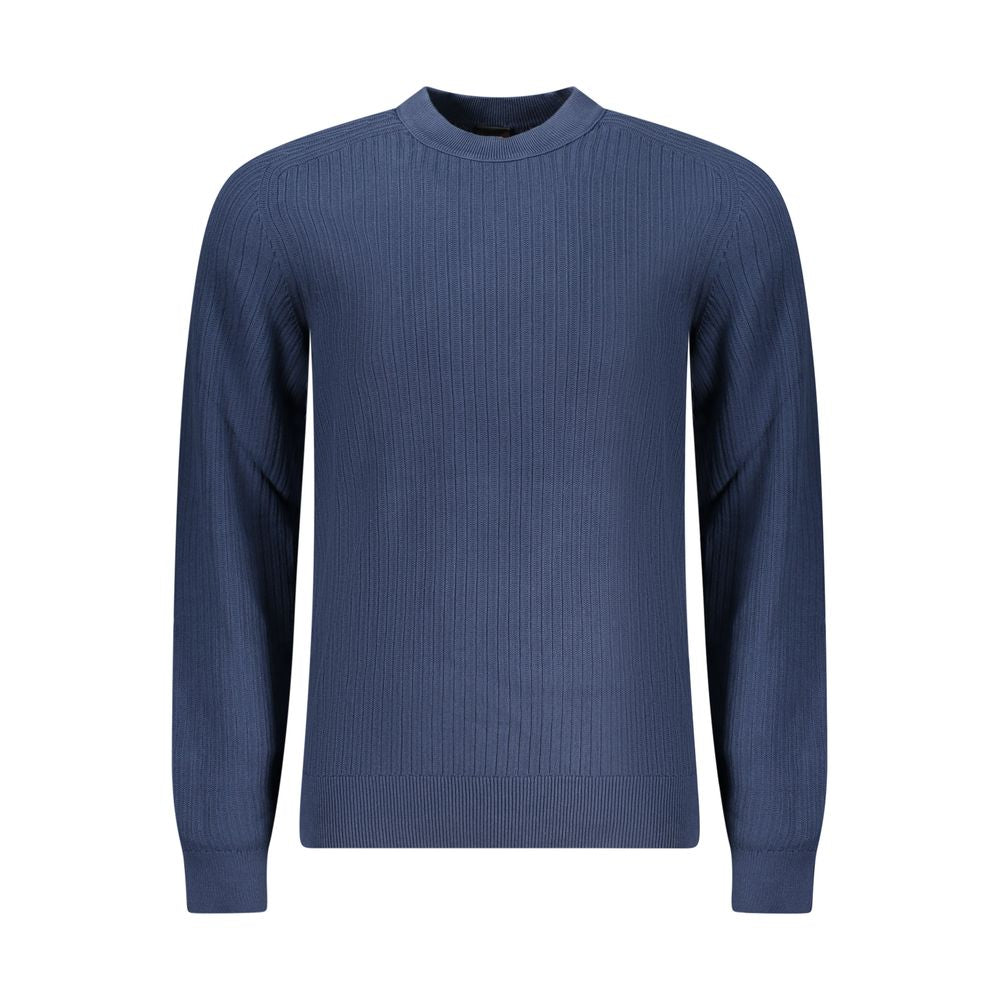 Blauer Baumwoll-Sweatshirt