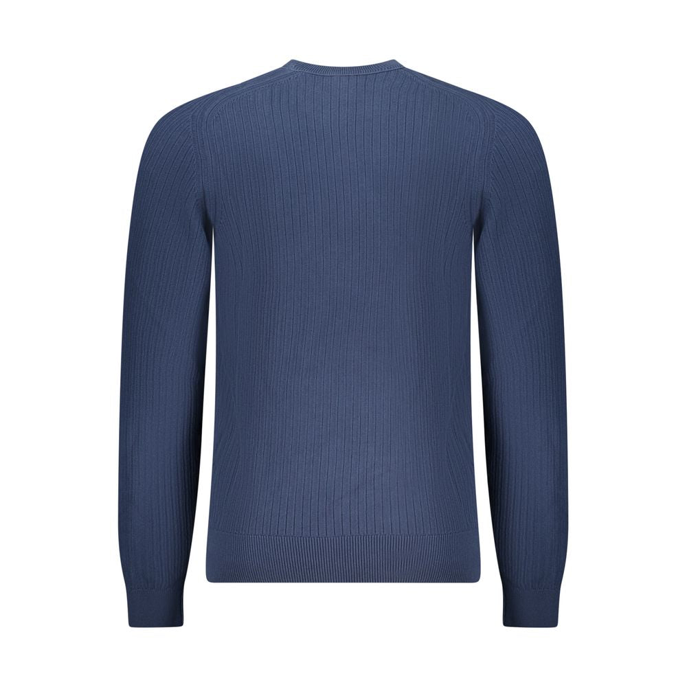 Blauer Baumwoll-Sweatshirt