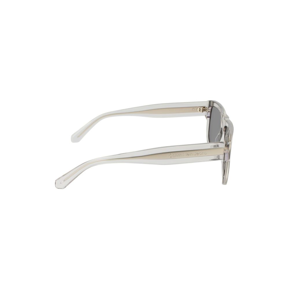 Transparente Sonnenbrille aus Acetat