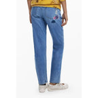 Blaue Baumwolljeans Denim