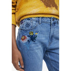 Blaue Baumwolljeans Denim