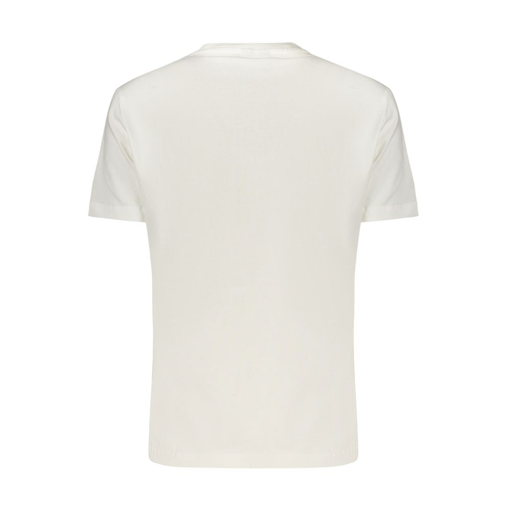 Weißes Baumwoll-T-Shirt