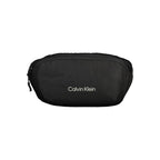 Schwarze Handtasche aus Polyester