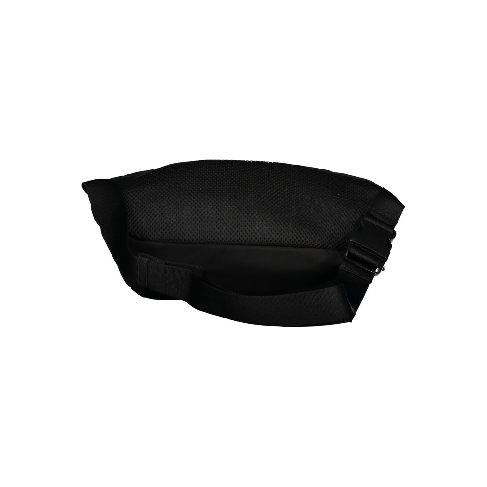Schwarze Handtasche aus Polyester