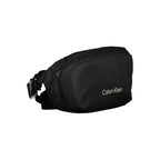 Schwarze Handtasche aus Polyester