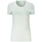 Blaues Baumwoll-T-Shirt