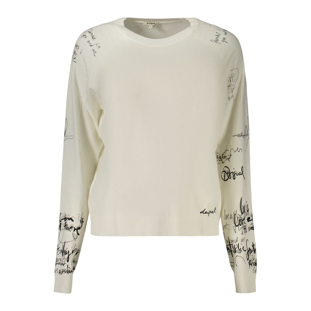 Weißer Sweatshirt aus Viskose