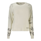 Weißer Sweatshirt aus Viskose