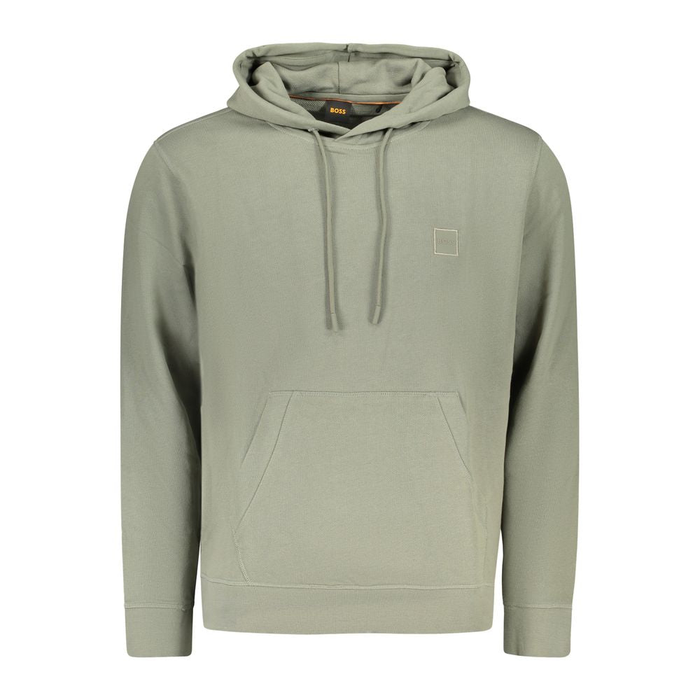 Grüner Baumwoll-Sweatshirt