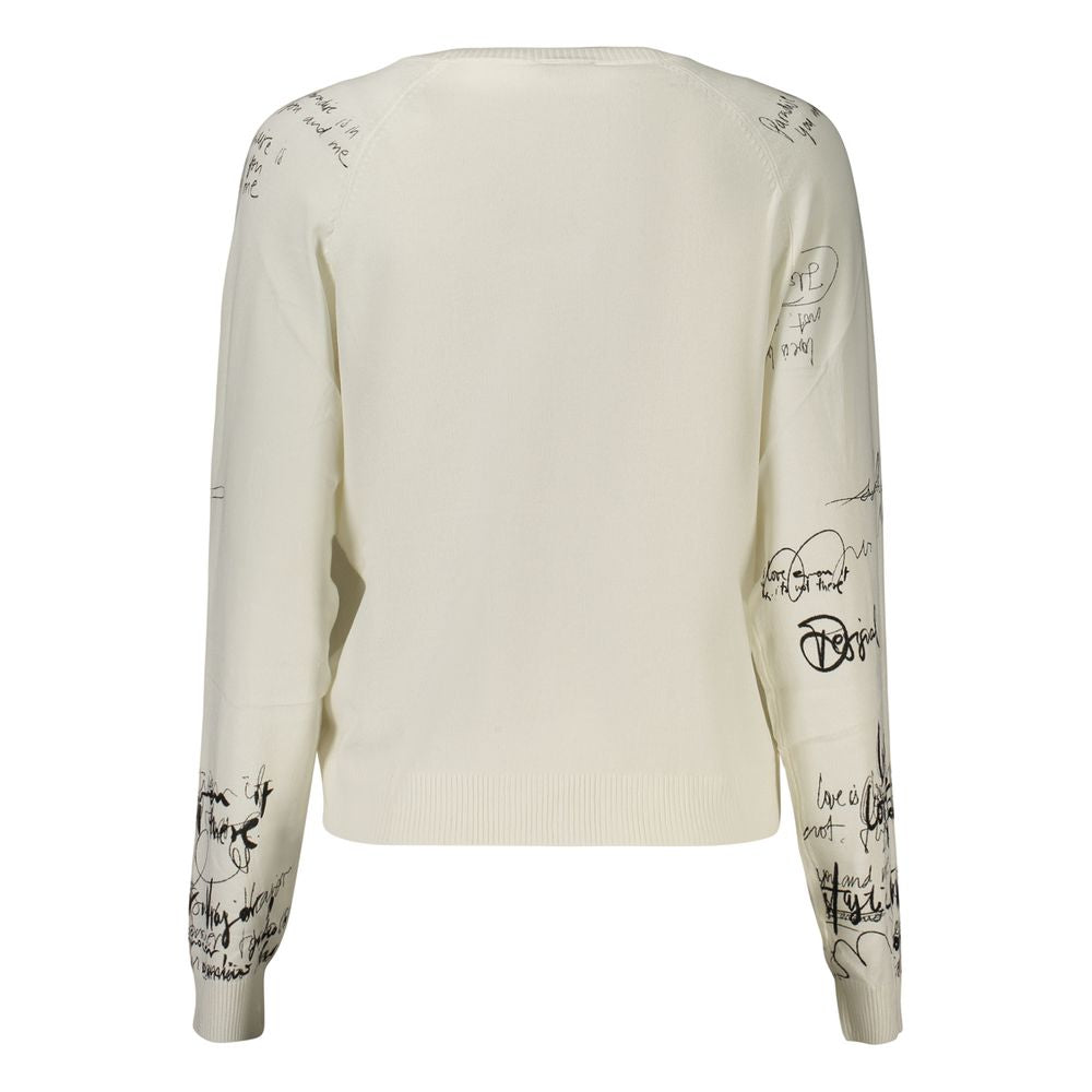 Weißer Sweatshirt aus Viskose