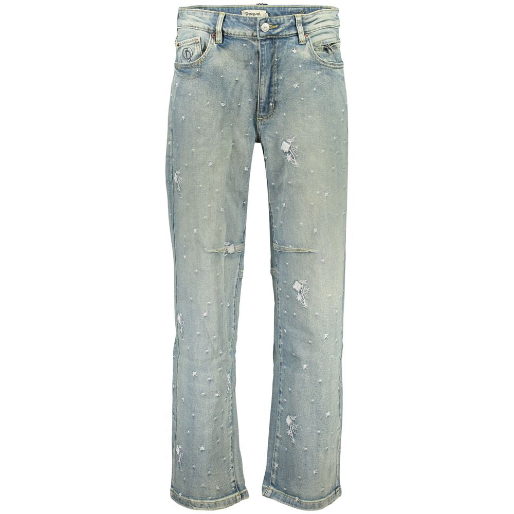 Blaue Baumwolljeans Denim
