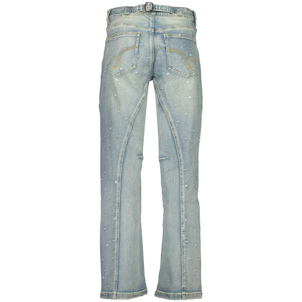 Blaue Baumwolljeans Denim