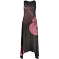 Schwarzes Freizeitkleid aus Polyester