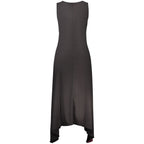 Schwarzes Freizeitkleid aus Polyester