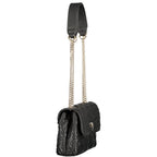 Schwarze Handtasche aus Polyethylen