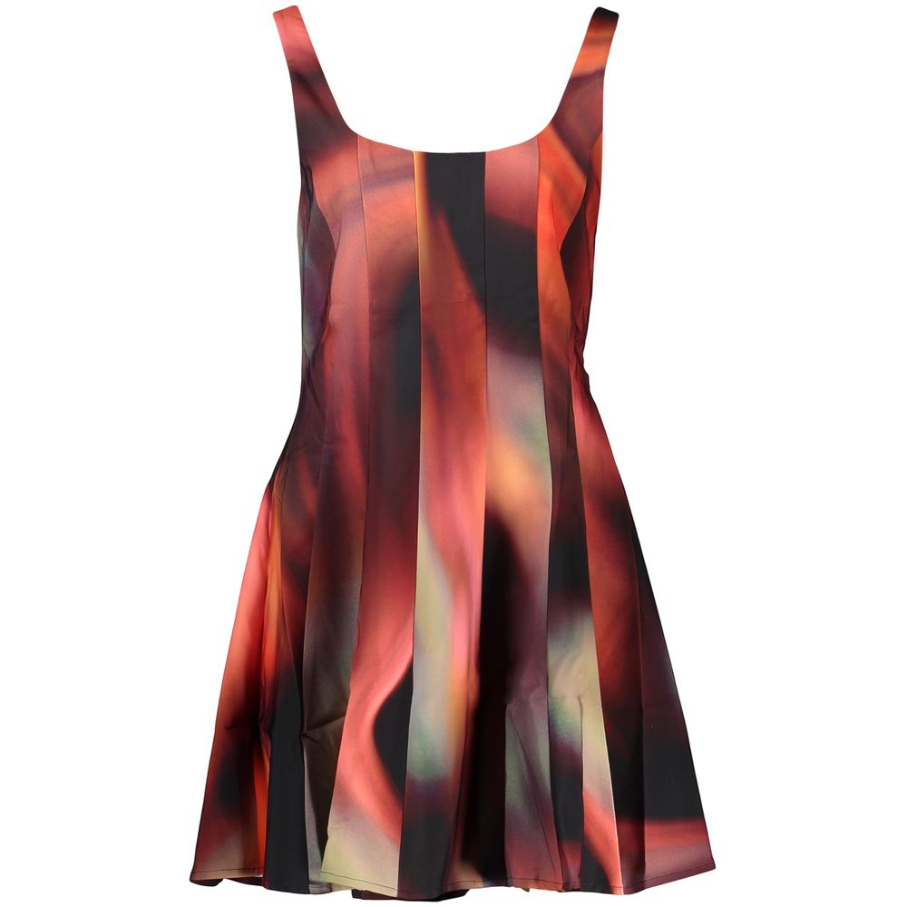 Schwarzes Freizeitkleid aus Polyester