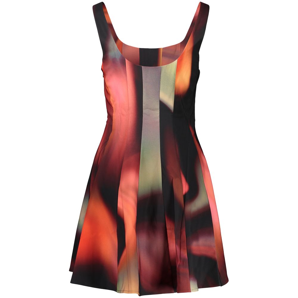 Schwarzes Freizeitkleid aus Polyester