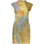 Grünes Freizeitkleid aus Polyester