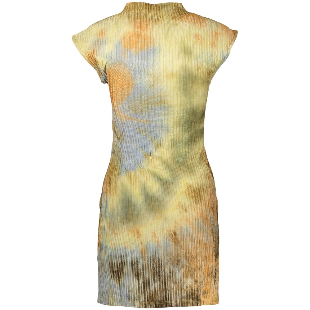 Grünes Freizeitkleid aus Polyester