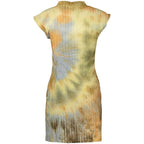 Grünes Freizeitkleid aus Polyester