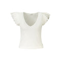 Weißes T-Shirt aus Polyester