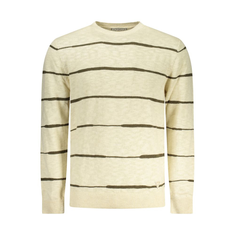 Beige Baumwoll-Sweatshirt