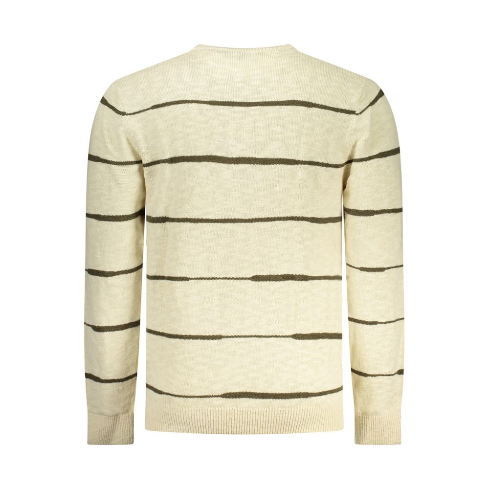 Beige Baumwoll-Sweatshirt