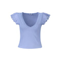 Blaues Polyester-T-Shirt