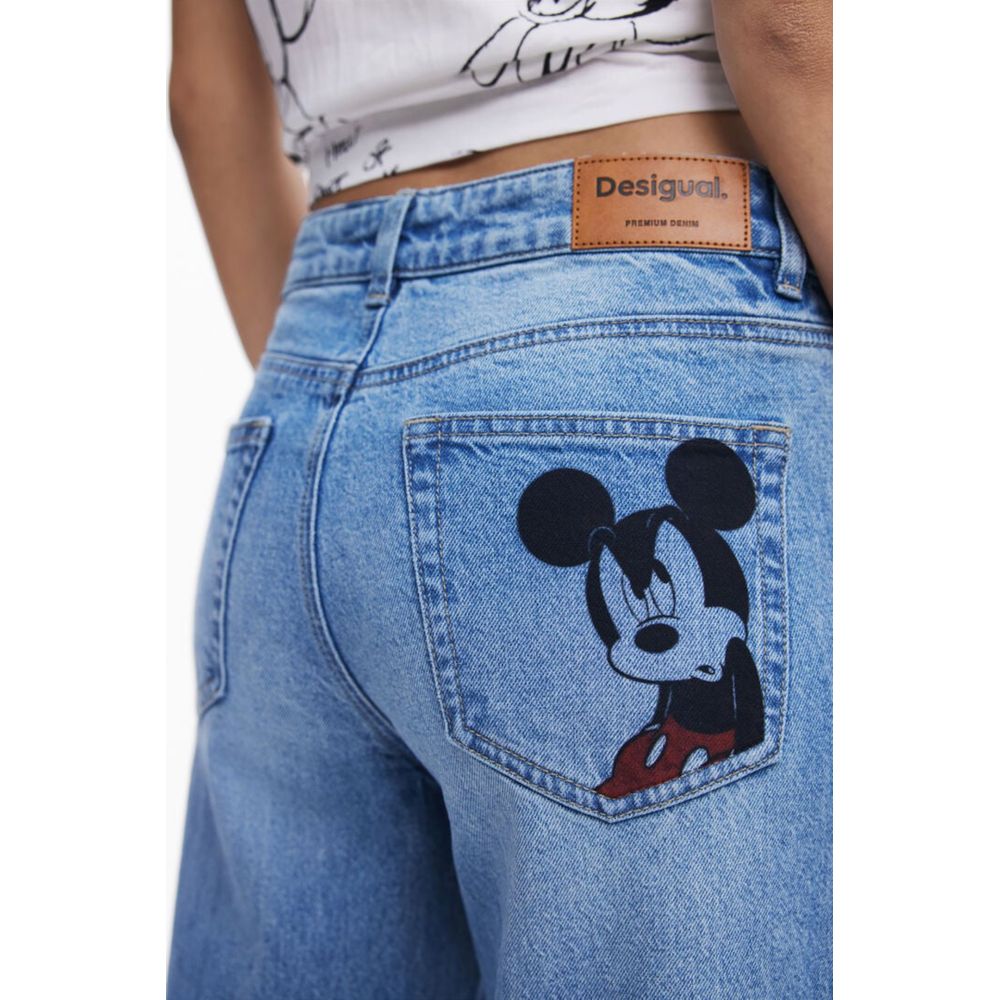 Blaue Baumwolljeans im Relaxed Fit