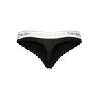 Schwarzer Baumwoll-Slip