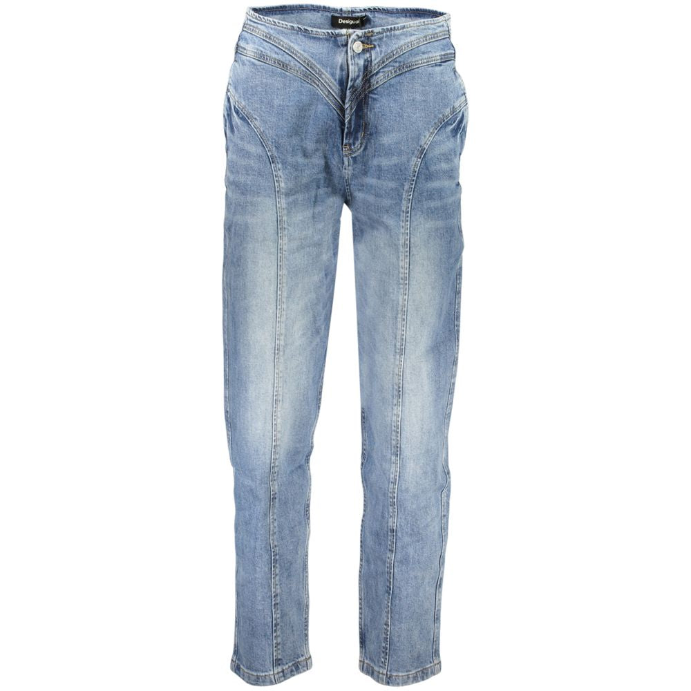 Blaue Baumwolljeans Denim